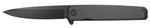 Outdoor Edge PL2C Peleus  3.10" Folding Clip Point Plain Black Oxide 8Cr13MoV SS Blade G10 Handle