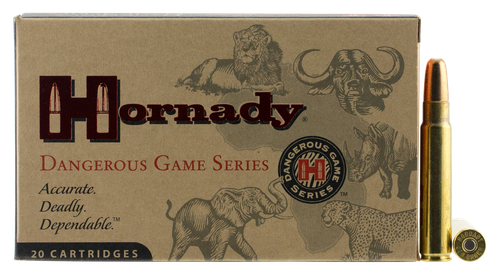 Hornady 82666 Dangerous Game  416Ruger 400gr Dangerous Game Solid 20 Per Box/6 Case