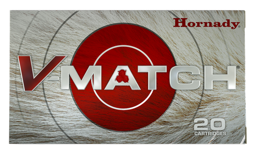 Hornady 81424 V-Match  25Creedmoor 95gr ELD-VT 20 Per Box/10 Case