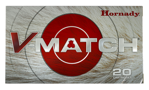 Hornady 81424 V-Match  25Creedmoor 95gr ELD-VT 20 Per Box/10 Case