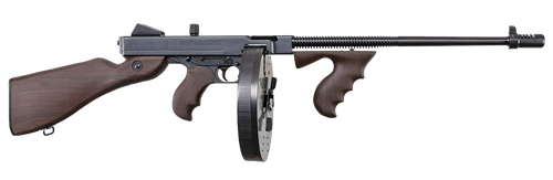 Auto-Ordnance T5P100D 1927A-1 Lightweight Deluxe .45 Cal 100+1 Fixed Walnut Wood Stock, Walnut Grip