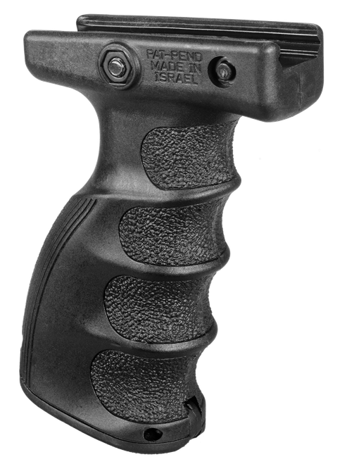 FAB Defense FXAG44SB AG-44S Quick Release Ergonomic Foregrip Compatible w/1913 Mil-STD Picatinny Rail Black Reinforced Polymer