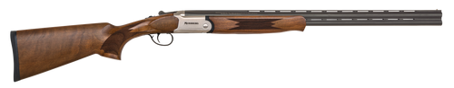 Mossberg 75478 Silver Reserve  Full Size 28 Gauge Break Open 2.75" 2rd 26" Matte Blued Over/Under Vent Rib Barrel, Satin Silver Stainless Steel Engraved Receiver, Fixed Black Walnut Stock, Right Hand