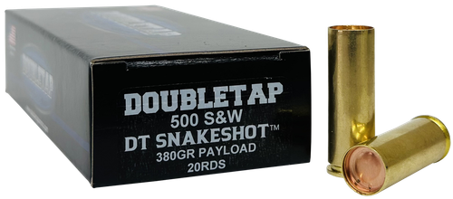 DoubleTap Ammunition 500SWSS2 Snake Shot  500S&W Mag 380gr 20 Per Box/25 Case