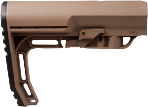 Mission First Tactical BMSSDE Battlelink Minimalist Stock Collapsible Scorched Dark Earth Synthetic for AR-15, M16, M4 with Commercial Tube (Tube Not Included)