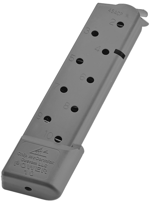 CMC Products 16150C Power Mag  10rd 45 ACP Fits 1911 Government Black Stainless Steel
