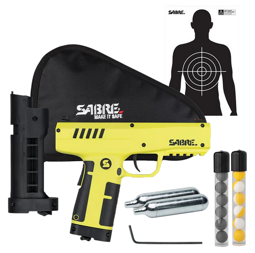 Sabre SLPIC2 Compact Projectile Launcher Range 175ft Black/Yellow *CA Approved