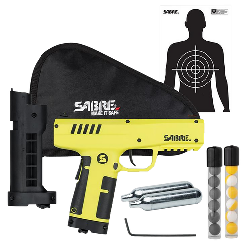 Sabre SLPIC2 Compact Projectile Launcher Range 175ft Black/Yellow *CA Approved