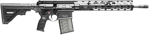 HK 81000830 MR762 A4 7.62x51mm 10+1 16.50" Black Threaded Barrel, Black Picatinny Rail, M-LOK Handguard, 6 Position Black Synthetic Stock, Black Finger Grooved Grip, Ambidextrous