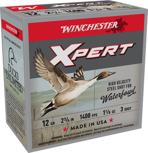 Winchester Ammo WEX12H3 Super X Xpert High Velocity 12Gauge 2.75" 1 1/8oz 3Shot 25 Per Box/10 Case