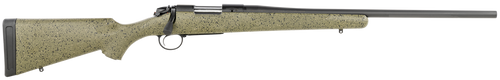 Bergara Rifles B14S102C B-14 Hunter 6.5 Creedmoor 3+1 22" Graphite Black Cerakote Barrel, SoftTouch Speckled Green Fixed American Style Stock
