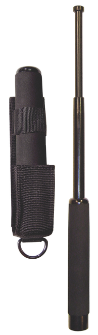 PSP NS16F Expandable  16" Steel Black Rubber Handle Includes Sheath