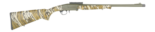 Charles Daly 930426 101  Compact 20 Gauge Break Open 3" 1rd Black Steel Single Shot Barrel & Receiver w/Picatinny Rail, Fixed Mossy Oak Bottomland Synthetic Stock, Beretta Benelli Mobil Choke System