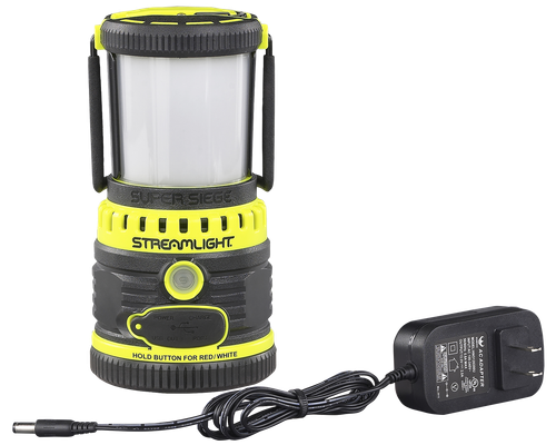 Streamlight 44945 Super Siege  125/550/1100 Lumens Red/White C4 LED Bulb Black/Yellow