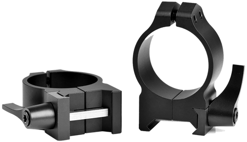 Warne 214LM Vertical Rings Maxima Matte Black 30mm Medium Quick Detach 0 MOA