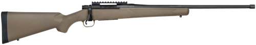 Mossberg 27873 Patriot Predator 243 Win Caliber with 5+1 Capacity, 22" Threaded/Fluted Barrel, Matte Blued Metal Finish & Flat Dark Earth Synthetic Stock Right Hand (Full Size)