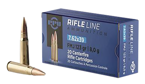 TR&Z PP739S Metric Rifle Rifle Line 7.62x39mm 123 gr Round Nose Soft Point 20 Per Box/ 50 Case