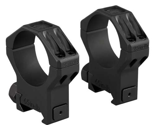 Sig Sauer Electro-Optics SOA64002 Alpha 6 Scope Ring Set Black Stainless Steel 34mm Tube Medium