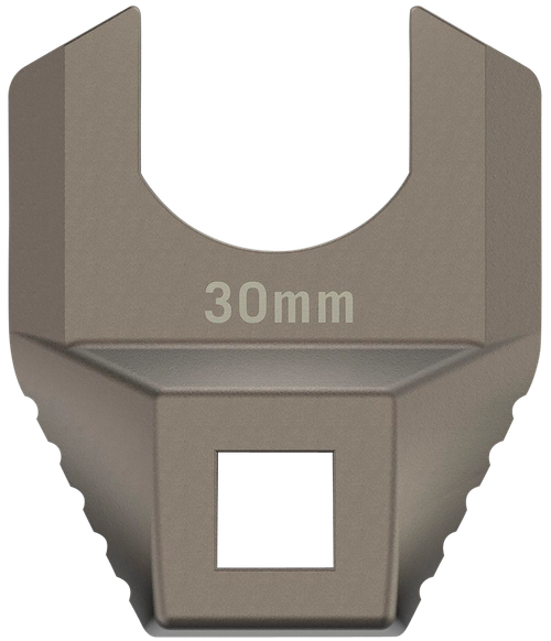 Real Avid AVMF30BNW Master -Fit Barrell Nut Wrench 30MM Titanium Titanium/Stainless Steel AR-Platform Free-Float Handle