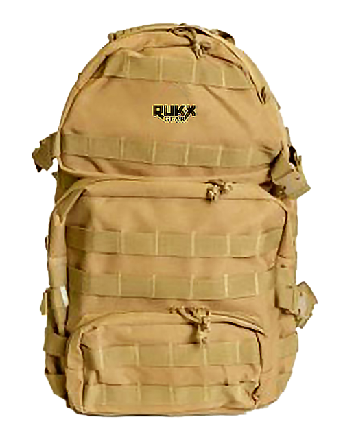 Rukx Gear ATICT3DT Tactical 3 Day Tan 600D Polyester