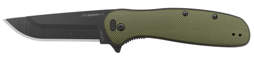 Outdoor Edge VX230CC Razor VX2  3" Folding Plain 420J2 SS Blade Green