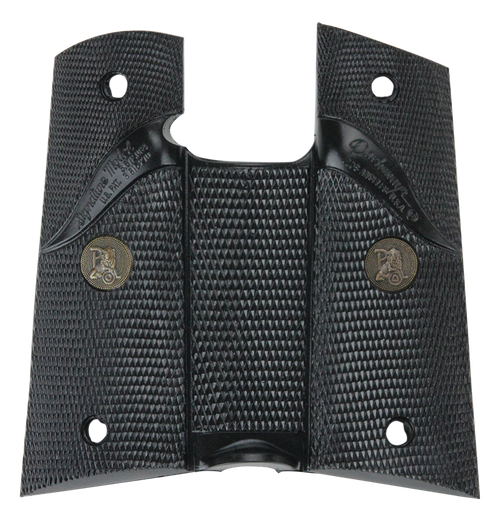 Pachmayr 02919 Signature Grip Wraparound Checkered Black Rubber for Colt MK IV Series 80 Delta Elite