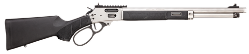Smith & Wesson 13812 1854  44 Mag 9+1 19.25" Stainless Steel Threaded Barrel, Picatinny Rail Receiver, Fixed Black Synthetic Stock
