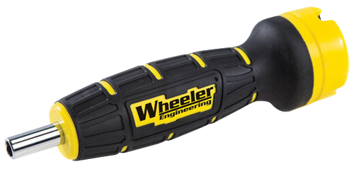 Wheeler 4001001 F.A.T. Digital Wrench Black/Yellow Universal Firearm 12 Pieces Features Digital LCD