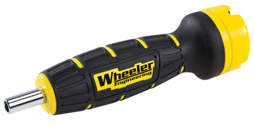Wheeler 4001001 F.A.T. Digital Wrench Black/Yellow Universal Firearm 12 Pieces Features Digital LCD