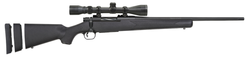Mossberg 28027 Patriot Super Bantam 6.5 Creedmoor Caliber with 5+1 Capacity, 20" Fluted Barrel, Blued Metal Finish & Black Synthetic Stock Right Hand (Youth) Includes 3-9x40mm Scope