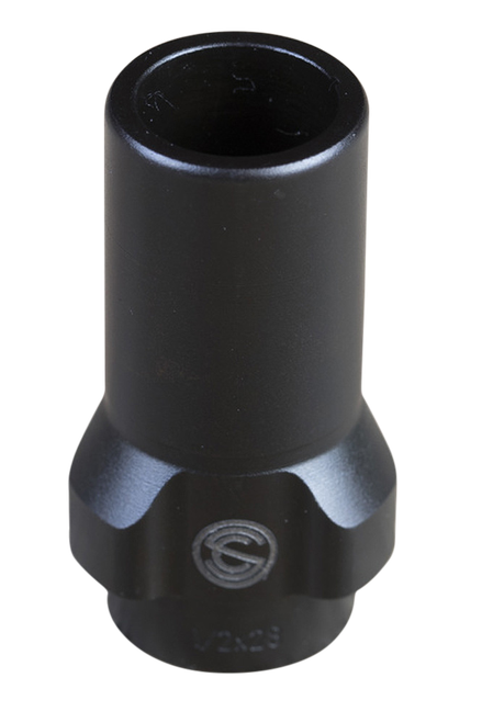 SilencerCo AC2609 3-Lug Muzzle Device 9mm Luger 5/8"-24 tpi