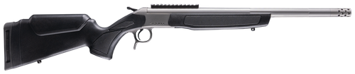 CVA CR4440S Scout Takedown 360 Buckhammer 1rd 22" Stainless Fluted Threaded Barrel, Stainless Steel Receiver w/Picatinny Rail, Adj Comb & LOP Black Synthetic Stock