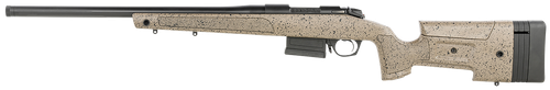 Bergara Rifles B14S352LC B-14 HMR 6.5 Creedmoor 5+1 22" Graphite Black Cerakote Barrel, Black Speckled Brown Molded w/Mini-Chassis, Adjustable LOP & Cheek Piece Stock, Left Hand