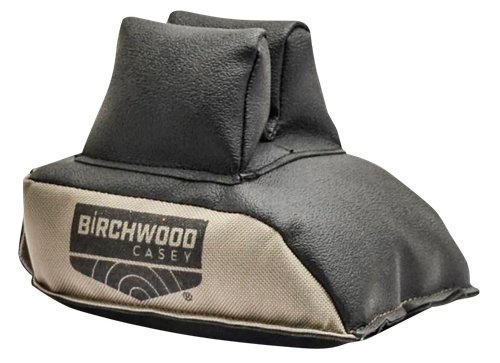 Birchwood Casey URBF Universal Rear Bag  Prefilled Tan Polyester Black Leather Top