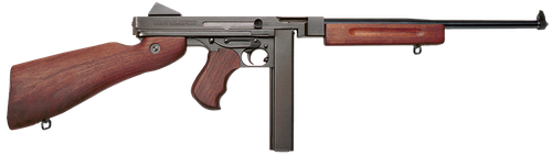 Thompson TM1C M1 Carbine Lightweight Carbine 45 ACP Caliber with 16.50" Barrel, 30+1 Capacity (Stick), Black Hard Coat Anodized Metal Finish, American Walnut Stock Wood Grip Right Hand