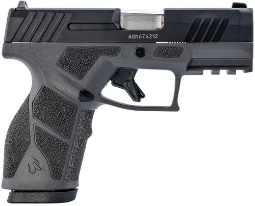 Taurus 1-GX2931G-10 GX2  9mm Luger 10+1 3.37" Matte Stainless Steel Barrel, Matte Black Serrated Stainless Steel Slide, Gray Polymer Frame w/Picatinny Rail, Polymer Grip