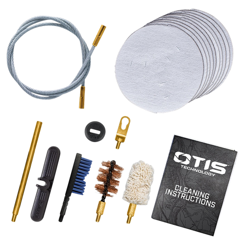 Otis FG70112 Patriot Cleaning Kit 12 Gauge & 10 Gauge Shotgun/15 Pieces Yellow Plastic Box Case