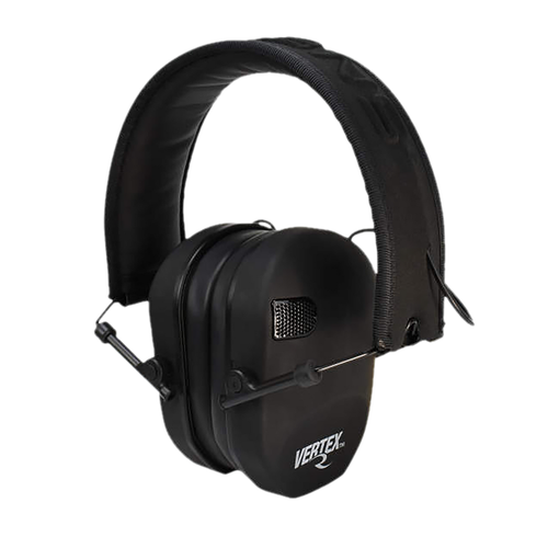 Radians VX0110CS Vertex Electronic Muff 85 dB Over the Head Black Ultra Slim