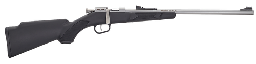 Henry H005R Mini Bolt  Youth 22 S/L/LR 1rd 16.25" Matte Stainless Steel Barrel, Matte Drilled & Tapped Stainless Steel Receiver, Black Fixed w/Pistol Grip Synthetic Stock, Right Hand