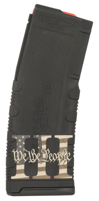 Black Rain Ordnance MAG303PERCENT Magazine  30rd 223 Rem/5.56 NATO We The People Engraving Fits AR-15 Platform