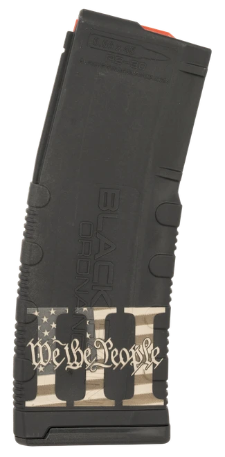 Black Rain Ordnance MAG303PERCENT Magazine  30rd 223 Rem/5.56 NATO We The People Engraving Fits AR-15 Platform