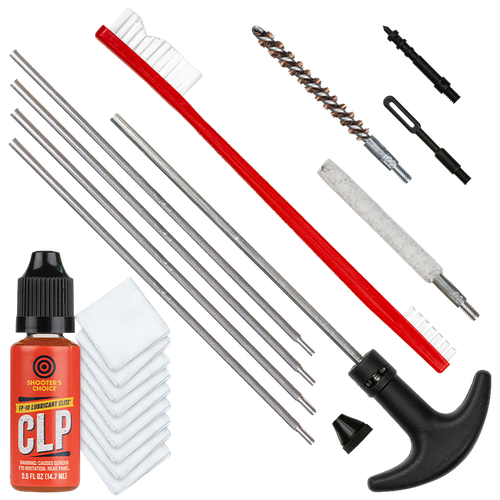 Shooters Choice SHFSRK22 Gun Rod Cleaning Kit Rifle .22 Caliber