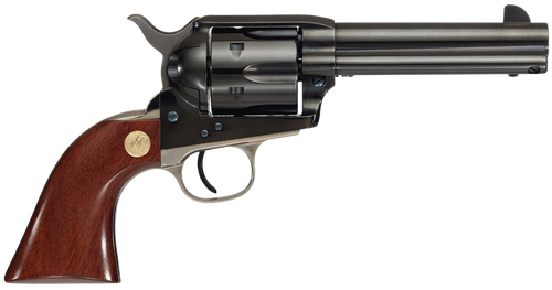 Cimarron MP410B1401 Pistoleer  45 Colt (Long Colt) 6 Shot 4.75" Blued Stainless Steel Barrel, Blued Cylinder, Blued Steel Frame, Walnut Grip, Exposed Hammer