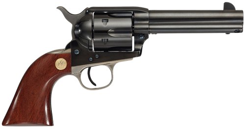 Cimarron MP410B1401 Pistoleer  45 Colt (Long Colt) 6 Shot 4.75" Blued Stainless Steel Barrel, Blued Cylinder, Blued Steel Frame, Walnut Grip, Exposed Hammer