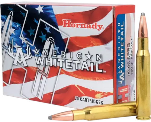 Hornady 8108 American Whitetail  30-06Springfield 150gr InterLock Spire Point 20 Per Box/10 Case