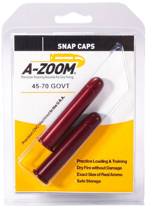 A-Zoom 12231 Rifle Snap Cap 45-70Gov 2Pack