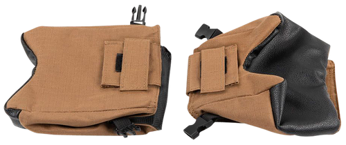 Allen 18419 X-Focus Unfilled Front/Rear Shooting Bag Combo Tan/Black 600D Polyester