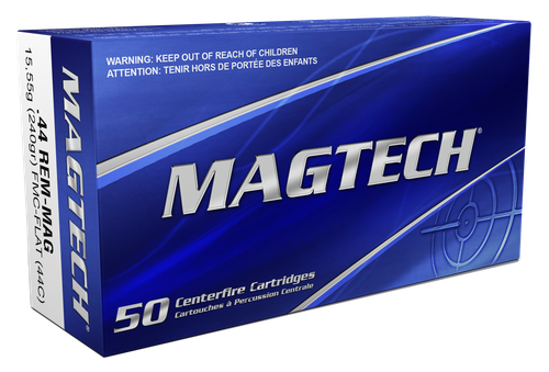 Magtech 44C Range/Training  44RemMag 240gr Full Metal Jacket Flat Nose 50 Per Box/20 Case
