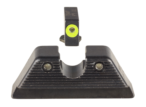 Trijicon 601091 HD XR Night Sight Set Green Tritium/Yellow Outline Front, Green Tritium Rear, Black Frame, Fits Most Glock/17 MOS/19 MOS/45 MOS