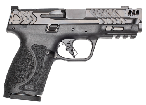 Smith & Wesson 13989 M&P9 2.0 Compact Frame 9mm 15+1 4.22" Stainless Armornite Gray Stainless Steel Slide Black Textured Grip